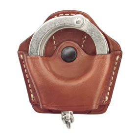 #840 - Leather Handcuff Case with Belt Loop
