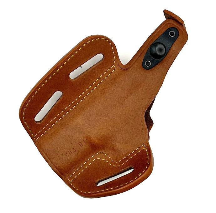 #903 - Optic Capable 3 Slot Leather Pancake Holster