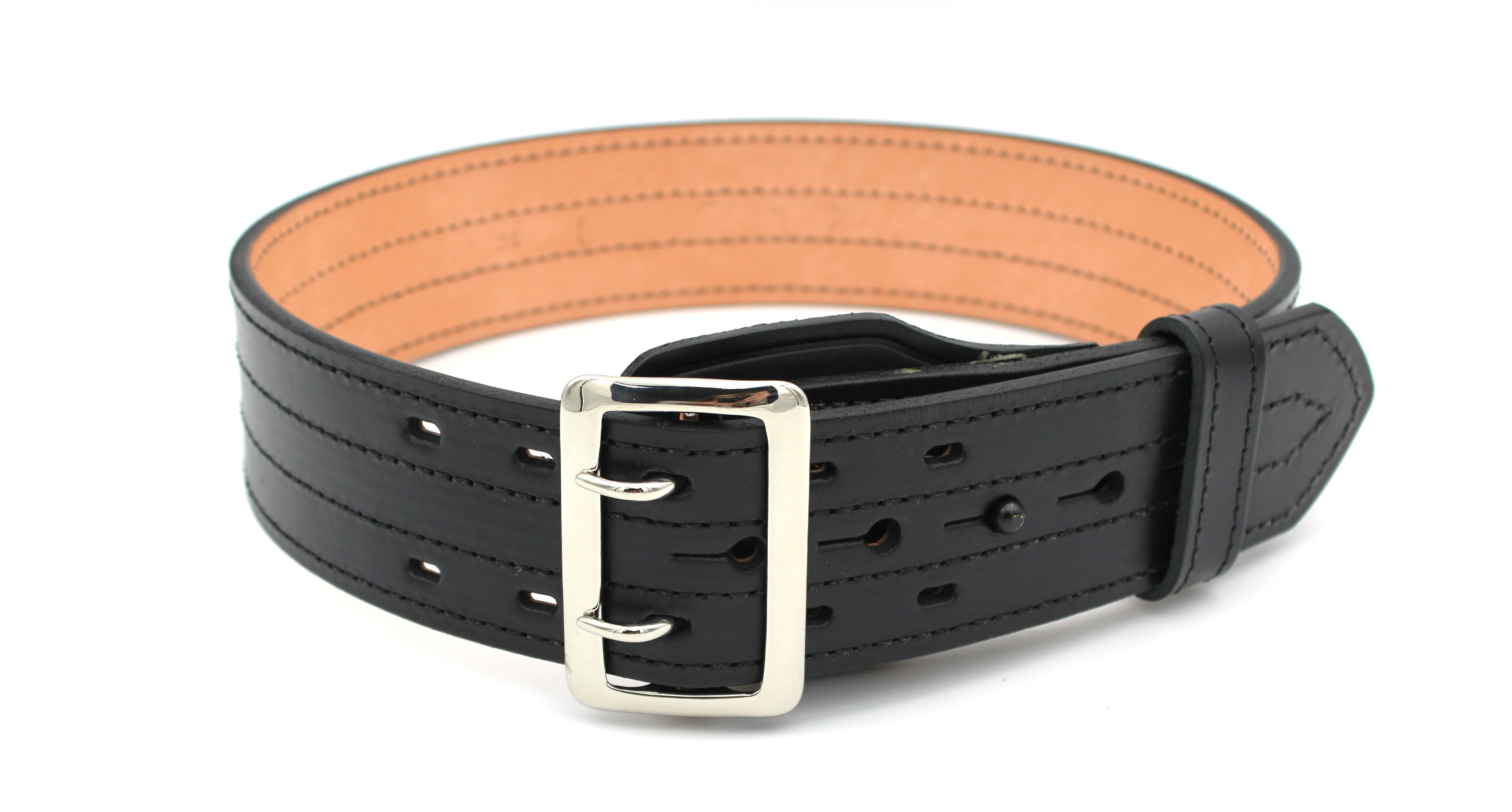 #B59FL4R - Lined Duty Belt, 4 Row Stitched
