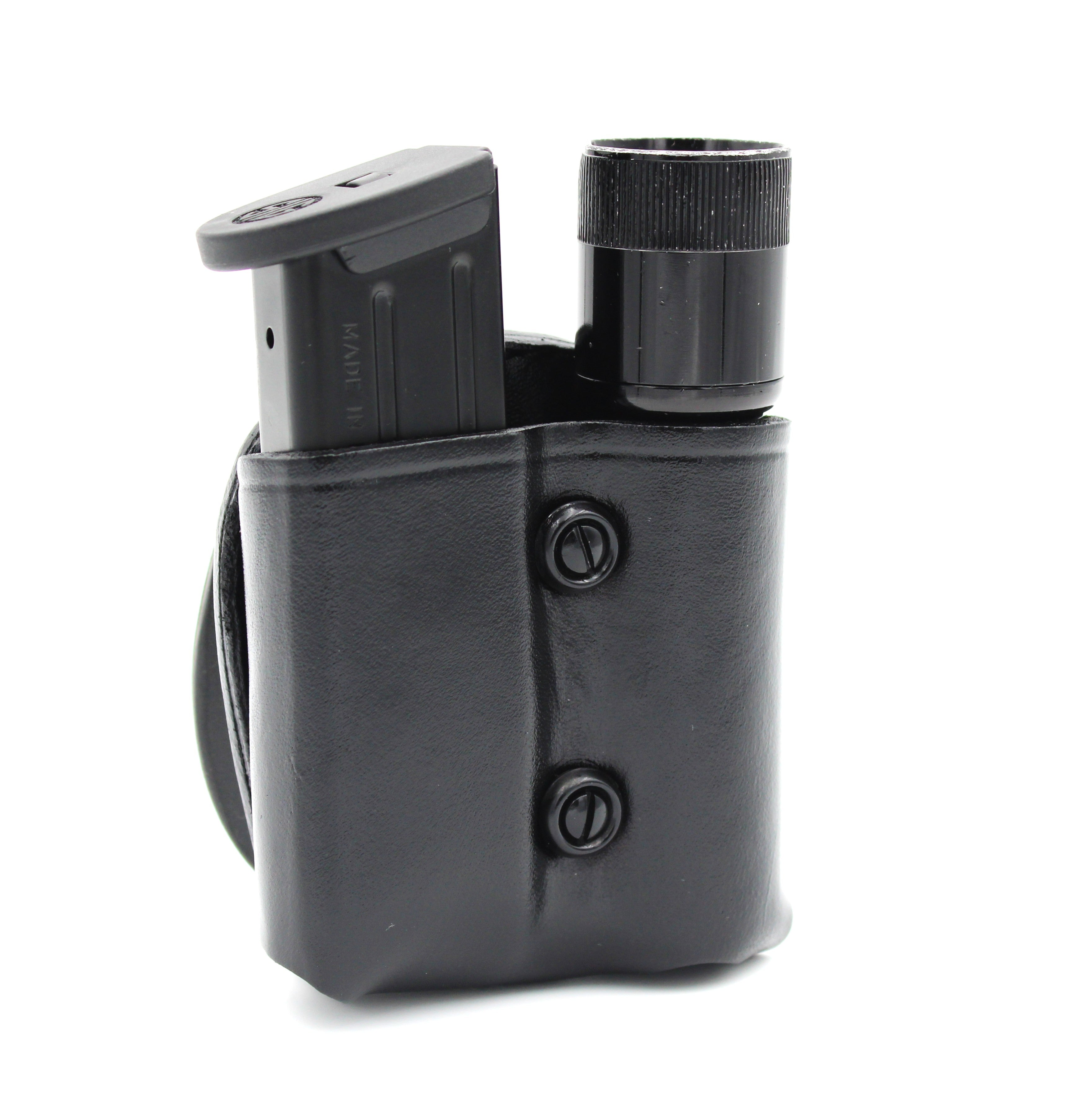 #860 - Leather Flashlight/Mag Case Combo