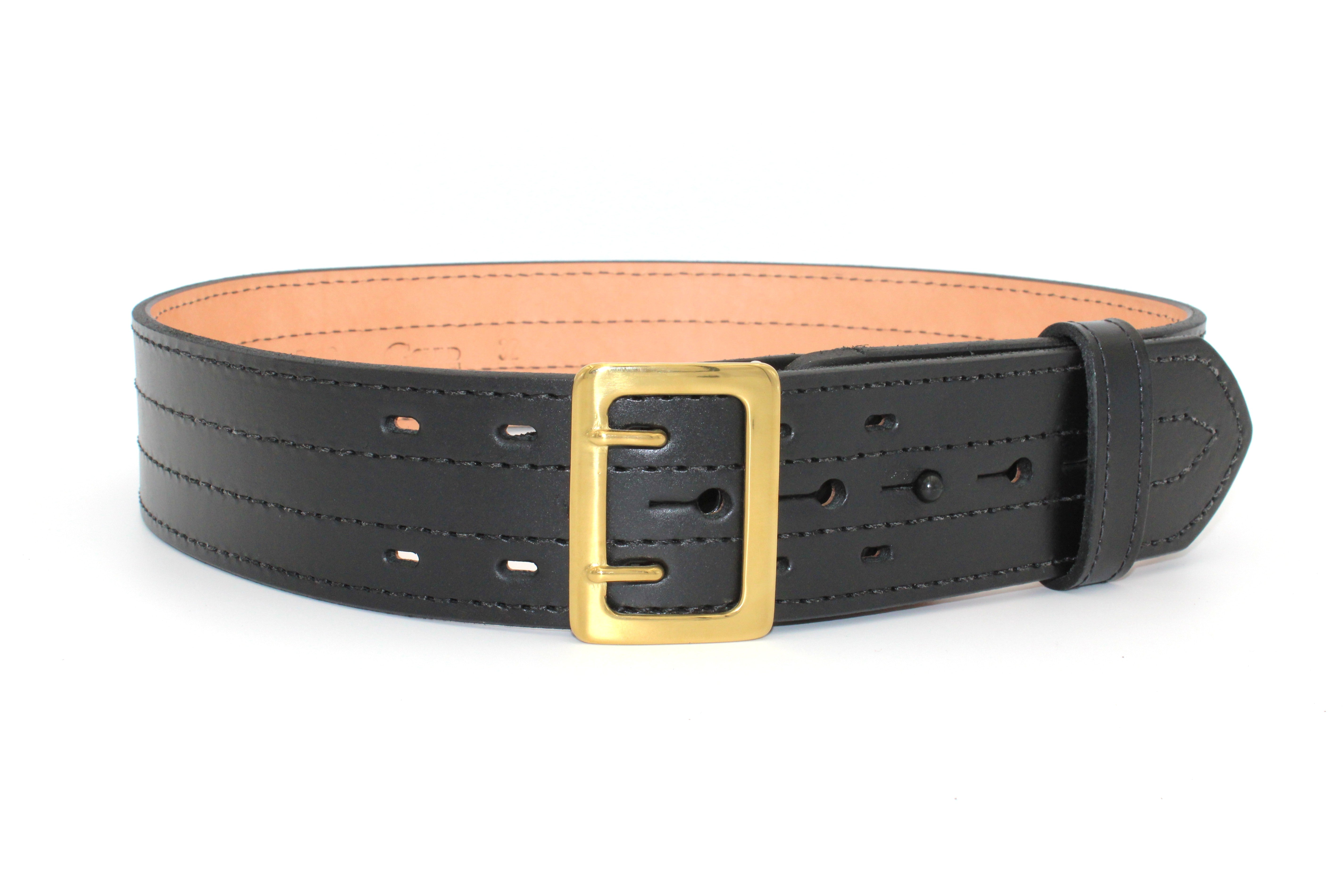 #B59FL4R - Lined Duty Belt, 4 Row Stitched